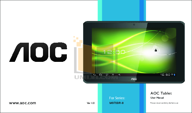 Download free pdf for AOC Breeze Tablet manual